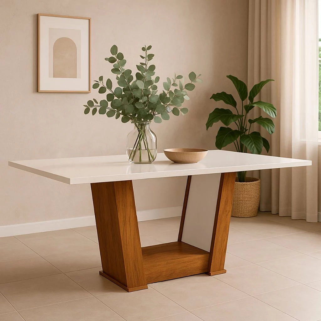 Mesa de Madeira 6 Lugares Helena Imbuia