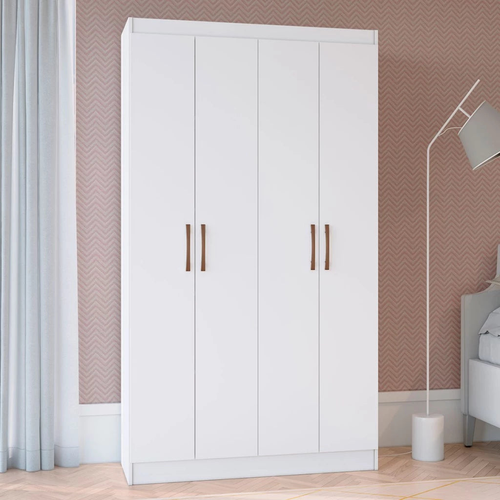Guarda-Roupa Solteiro 4 Portas Lyon 8 Prateleiras