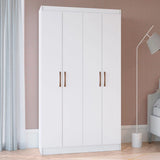 Guarda-Roupa Solteiro 4 Portas Lyon 8 Prateleiras