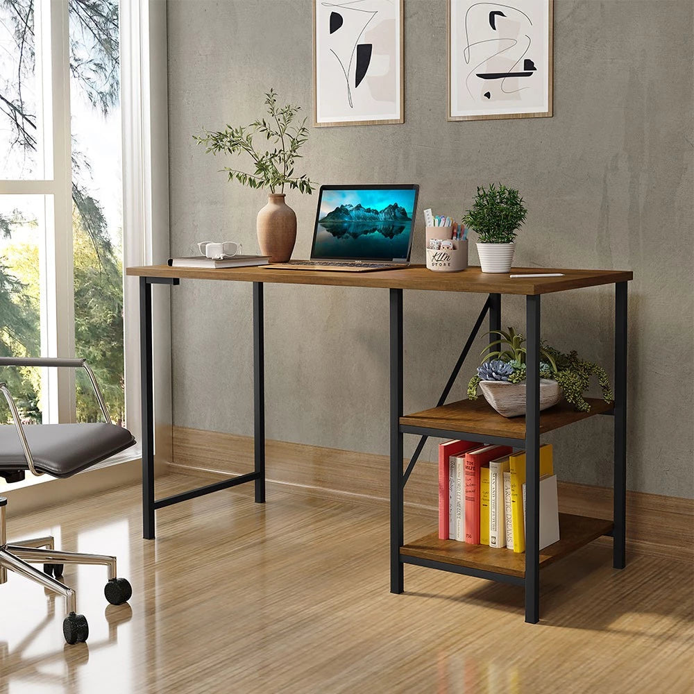 Escrivaninha Mesa Office Estudo Estilo Industrial 110cm