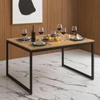 QUEIMA DE ESTOQUE - Mesa de Jantar/Escritório Estilo Indústrial Estrutura de Metal 120x80 cm