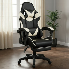 Cadeira Gamer Profissional Escritório Ergonômica Reclinável Confortável Com Rodinha E Apoio Para Pés