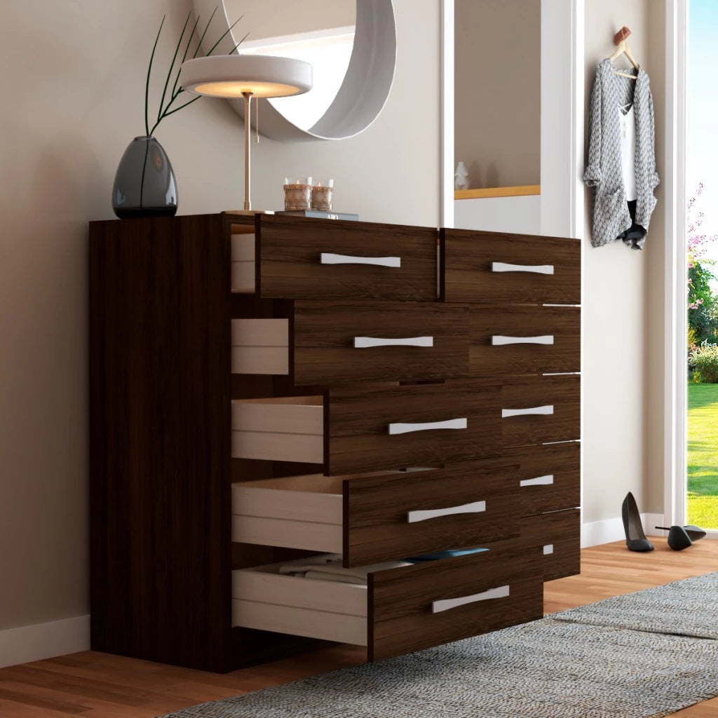 Cômoda Vitoria 10 Gavetas Pintura UV Fosca