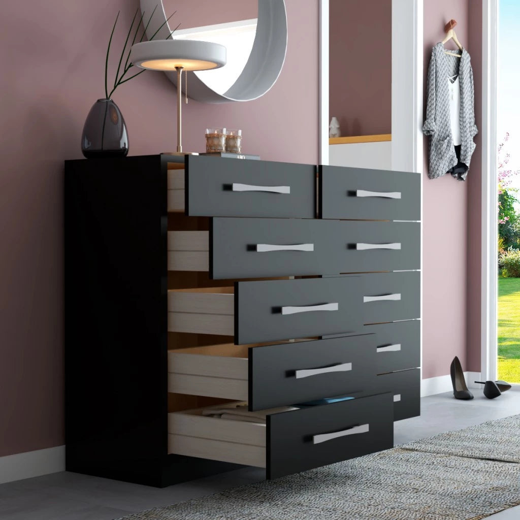 Cômoda Vitoria 10 Gavetas Pintura UV Fosca