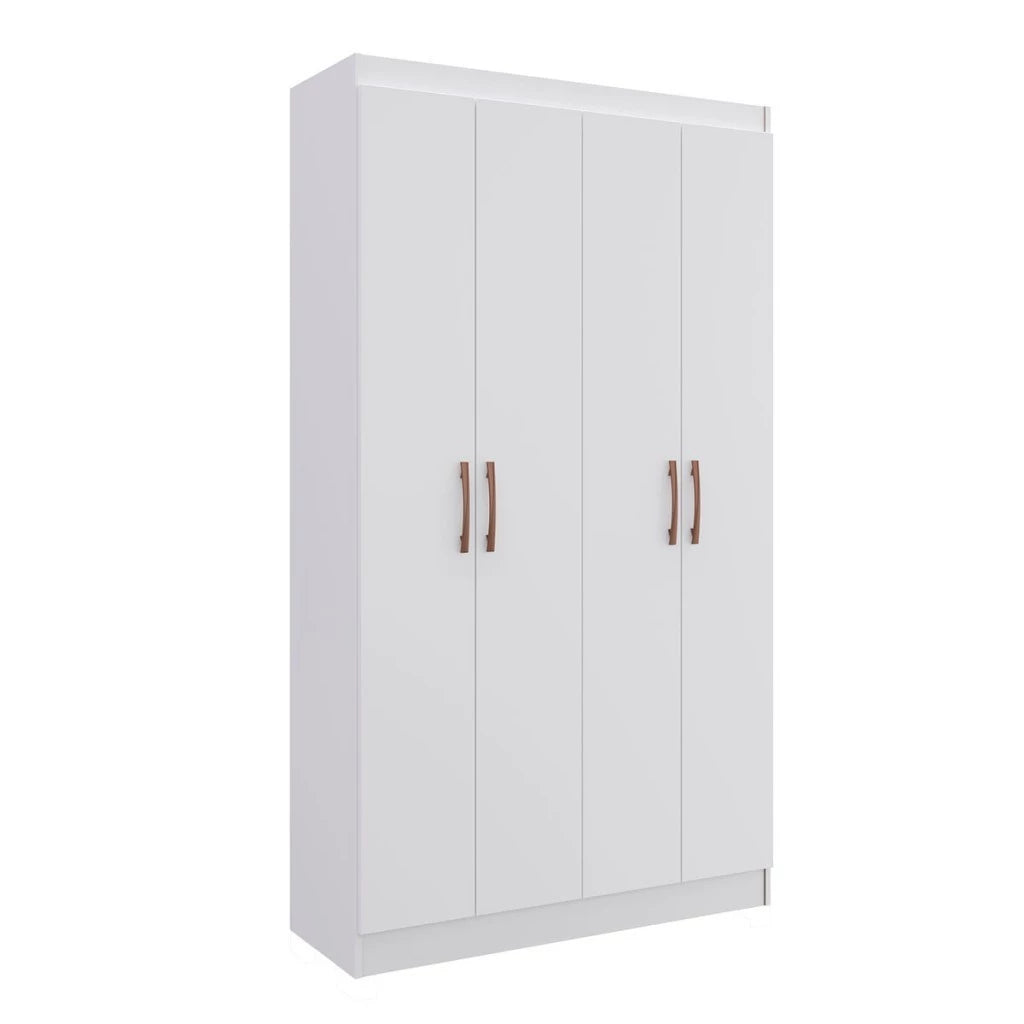 Guarda-Roupa Solteiro 4 Portas Lyon 8 Prateleiras