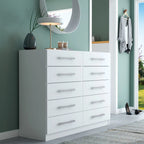 Cômoda Vitoria 10 Gavetas Pintura UV Fosca