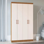 Guarda-Roupa Solteiro 4 Portas Lyon 8 Prateleiras