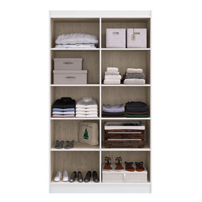 Guarda-Roupa Solteiro 4 Portas Lyon 8 Prateleiras