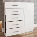 Cômoda Angra 5 Gavetas 1 Porta