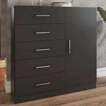 Cômoda Angra 5 Gavetas 1 Porta