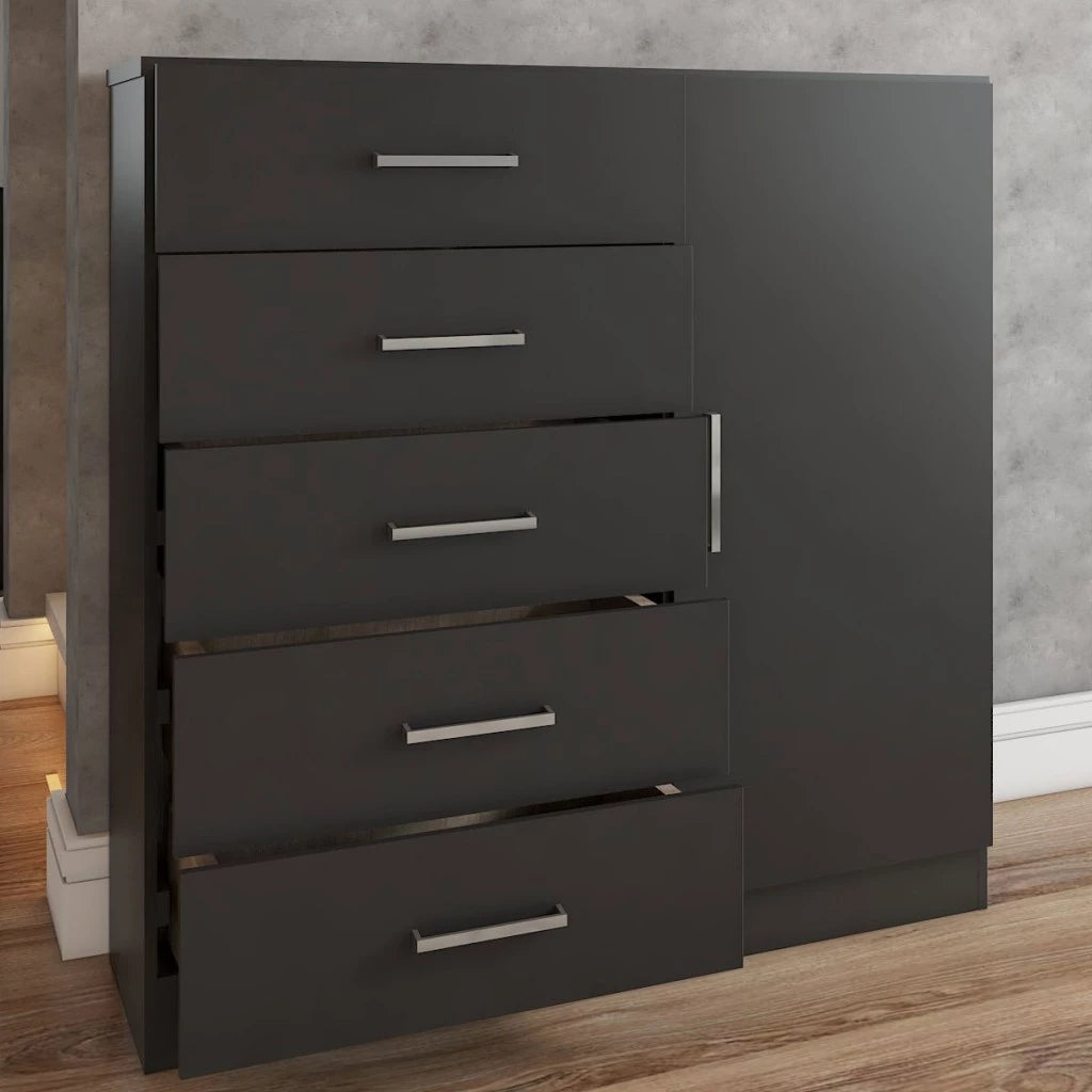 Cômoda Angra 5 Gavetas 1 Porta