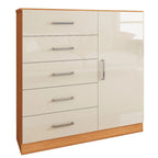 Cômoda Angra 5 Gavetas 1 Porta