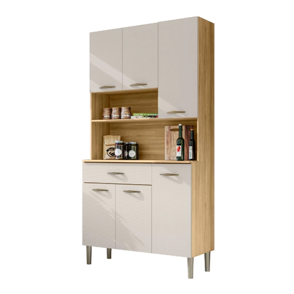 Armário de Cozinha Apolo 6 Portas 1 Gaveta