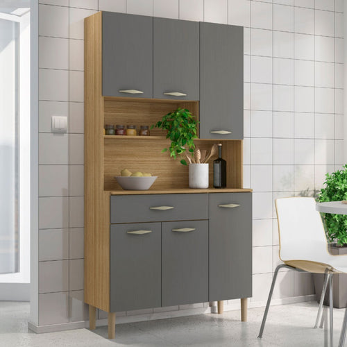 Armário de Cozinha Apolo 6 Portas 1 Gaveta