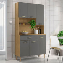 Armário de Cozinha Apolo 6 Portas 1 Gaveta